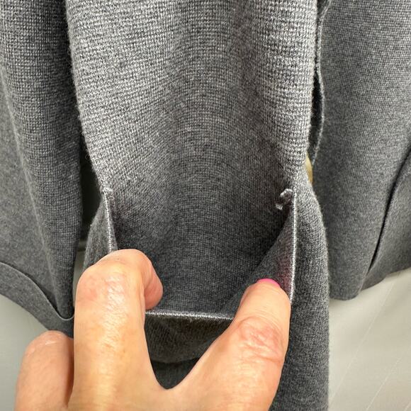 New! Becool Women’s USA S/M Long Sleeve Sweater Cardigan Made of Viscose in Gray - Picture 4 of 15